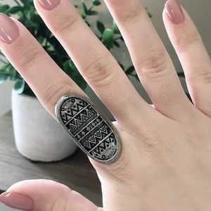 💥FREE💥 w/any purchase! | Aztec Style Saddle Ring